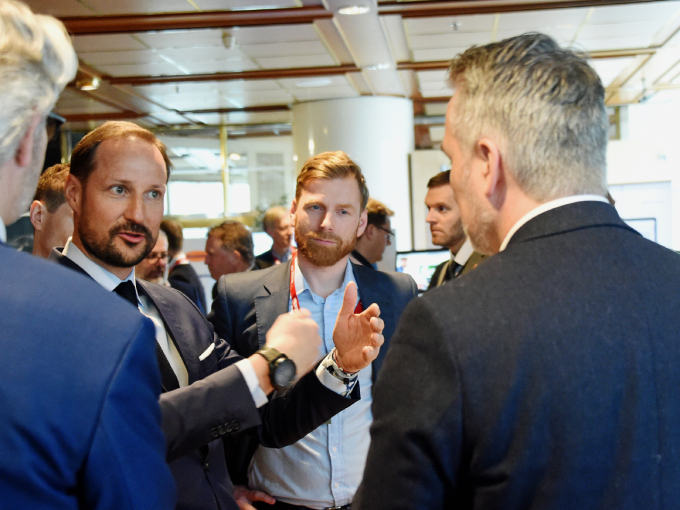 Kronprins Haakon på opninga av Byggedagene 2019. Foto: Sven Gj. Gjeruldsen, Det kongelege hoffet